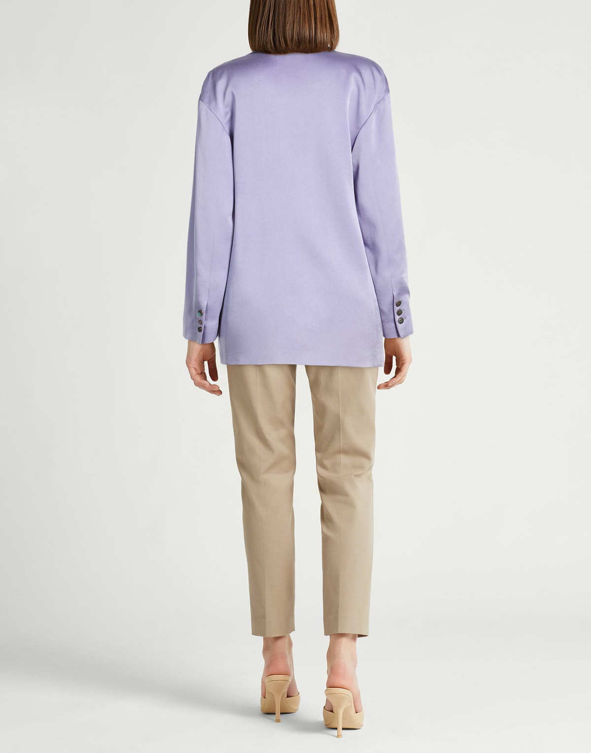 Agnona Womens Blazer Lilac