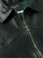 Enfants Riches Déprimés - Leather Jacket - Green