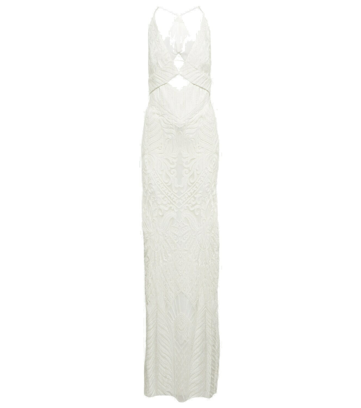 Galvan Bridal cut-out lace gown Galvan