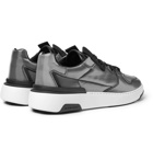 Givenchy - Wing Holographic Canvas Sneakers - Silver