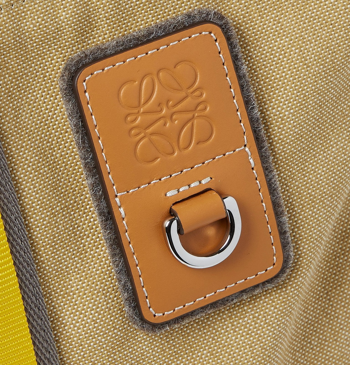 Loewe - Eye/LOEWE/Nature Leather- and Webbing-Trimmed Canvas Loewe - Eye/LOEWE/Nature Leather- and Webbing-Trimmed Canvas