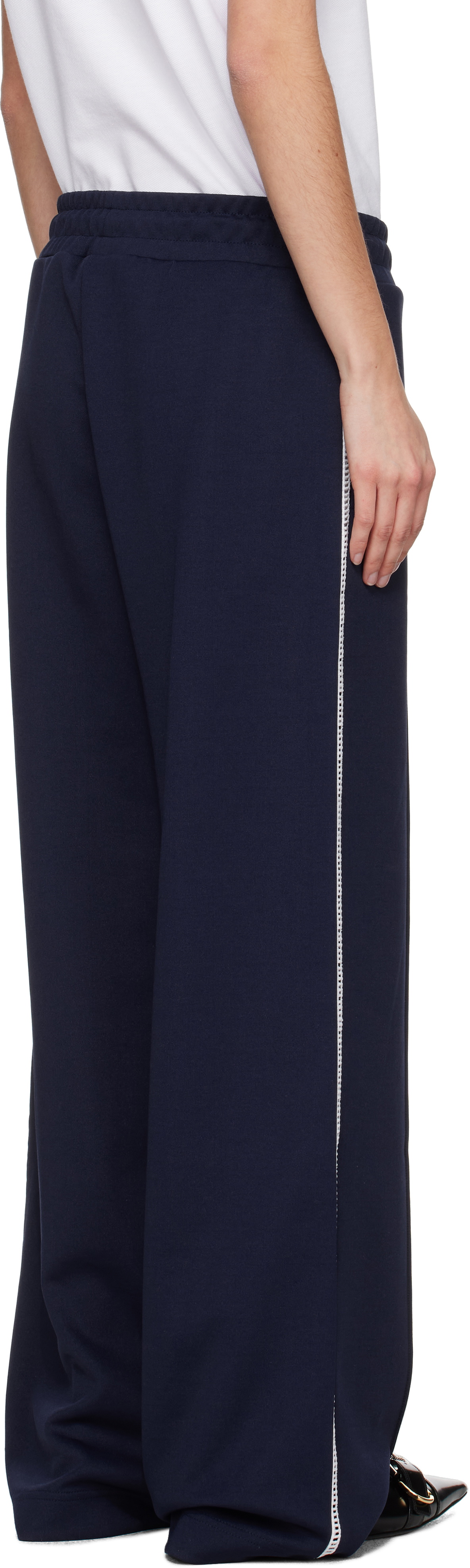 MSGM Navy Track Lounge Pants