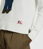 Polo Ralph Lauren Polo Bear intarsia linen and cotton sweater