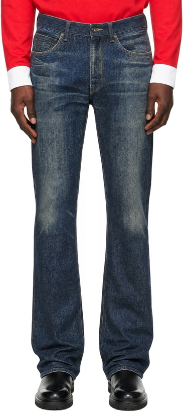 Photo: rag & bone Blue rb Miramar Fit 4 Straight Trousers