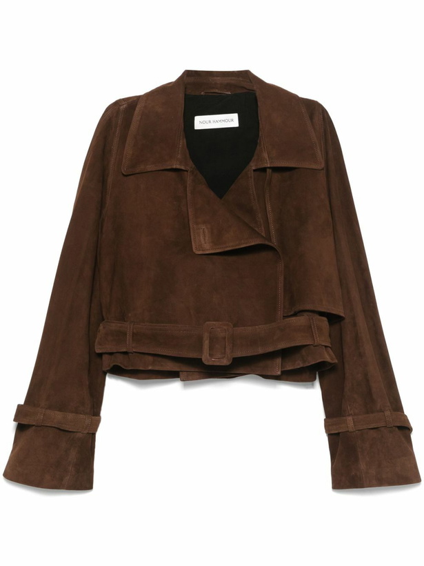 Photo: Nour Hammour Belted Trench Coat