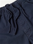 BARBOUR WHITE LABEL - Dillon Wide-Leg Cotton Shorts - Blue - S