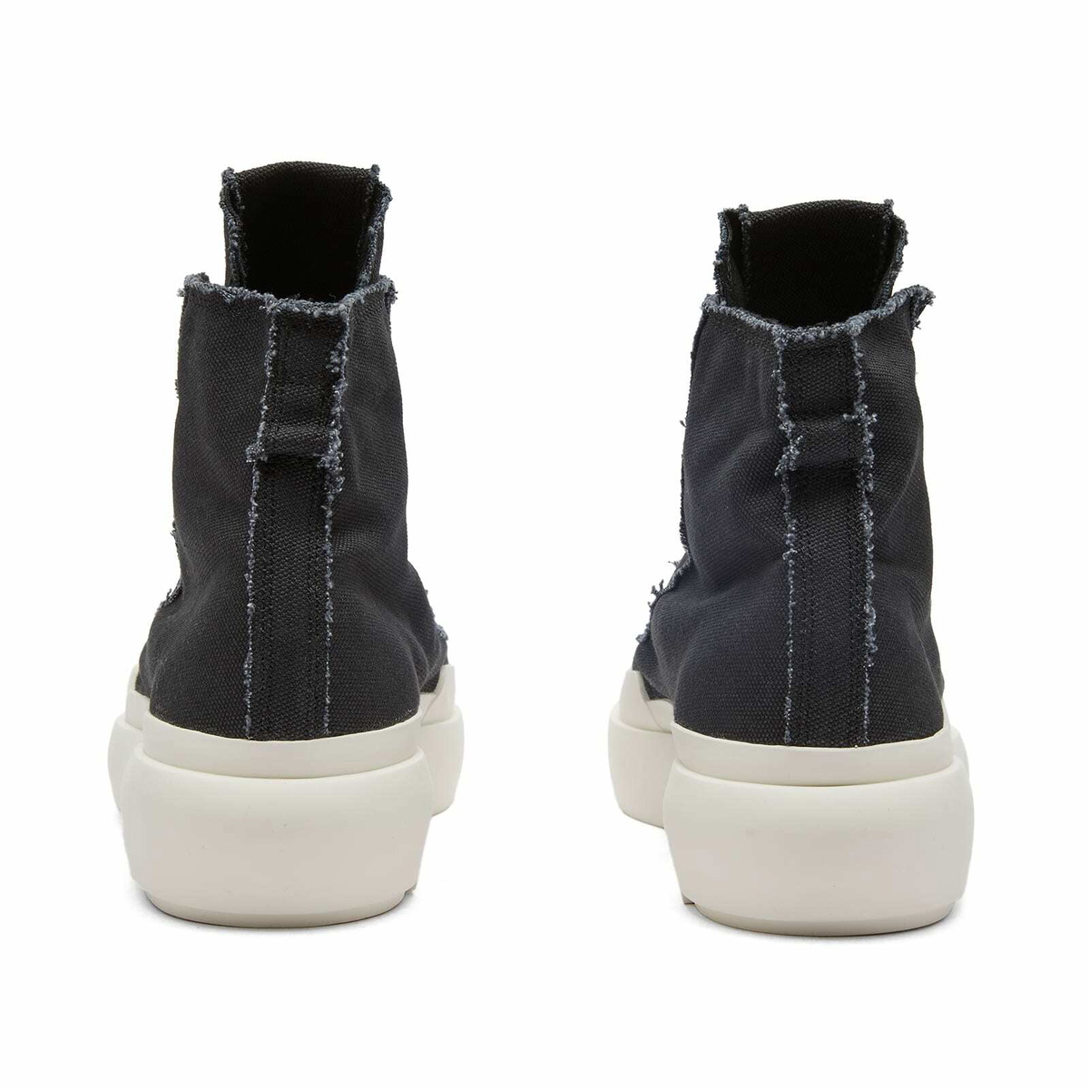 Y-3 Men's Nizza High Sneakers in Black/Off White Y-3