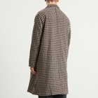 Universal Works Men's Cortina Tweed Long Swing Coat in Sand