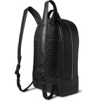 MONTROI - Full-Grain Leather Backpack - Black