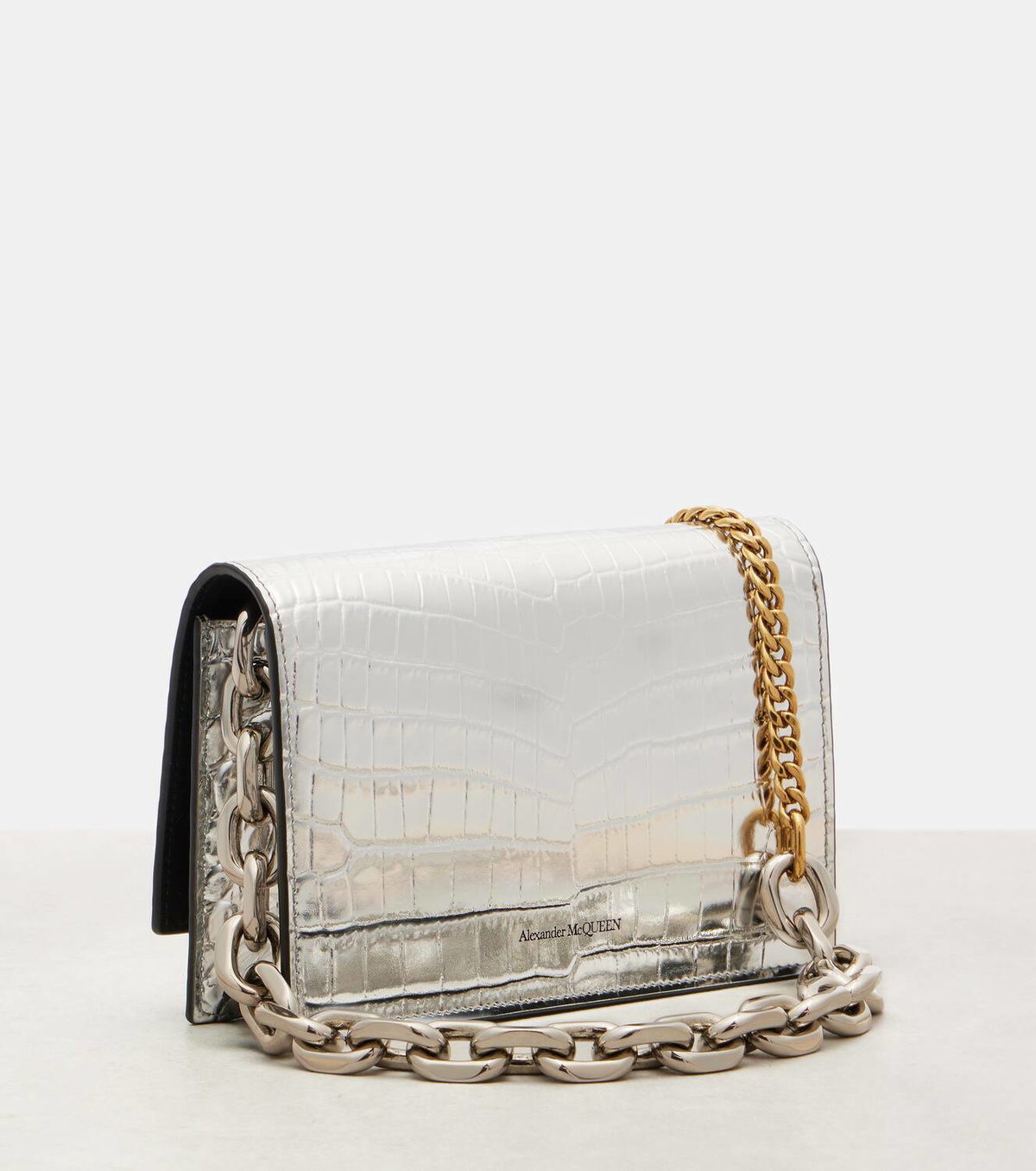 McQueen Skull Small leather crossbody bag