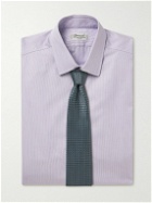 Charvet - Double Striped Cotton-Poplin Shirt - Purple