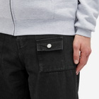 Pleasures Men's Grind Baggy Denim Jeans in Black