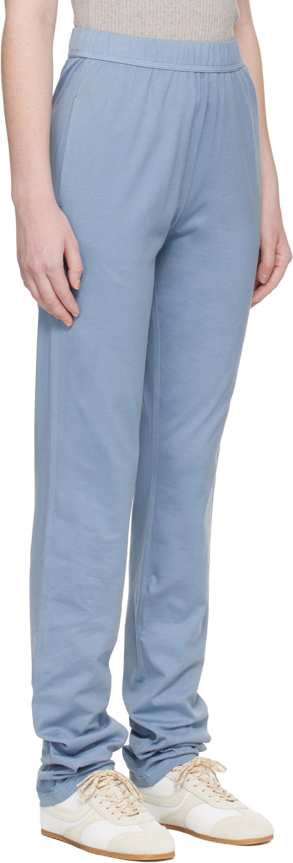 Rier Blue Jersey Cotton Trousers
