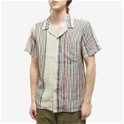 Oliver Spencer Men's Havana Short Sleeve Shirt in Beige