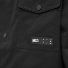 MCQ Men's Twill Overshirt in Darkest Black
