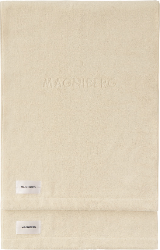 Photo: MAGNIBERG Off-White Gelato Hand Towel Set
