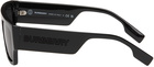 Burberry Black Rectangular Sunglasses