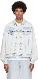 drew house Blue Printed Denim Jacket