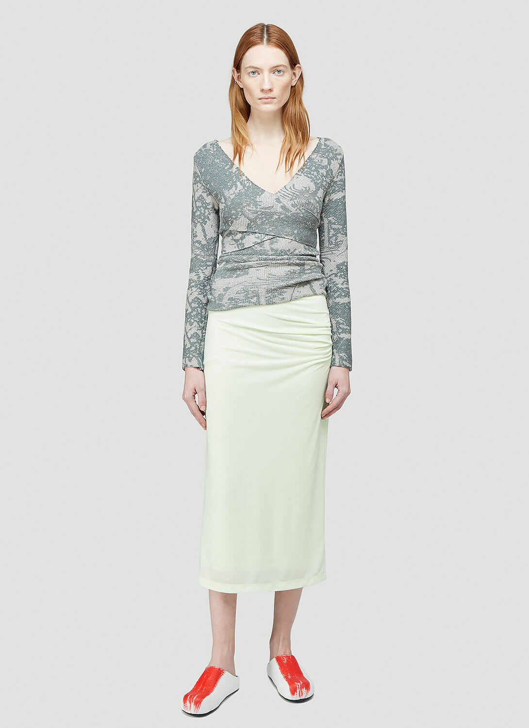 Eckhaus Latta Poison Wrap Top