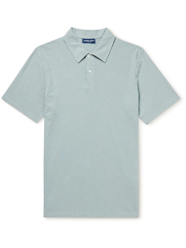 Photo: FRESCOBOL CARIOCA - Constantino Cotton and Linen-Blend Polo Shirt - Green