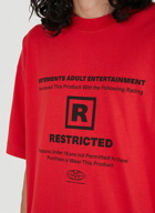 18+ Restricted T-Shirt in Red