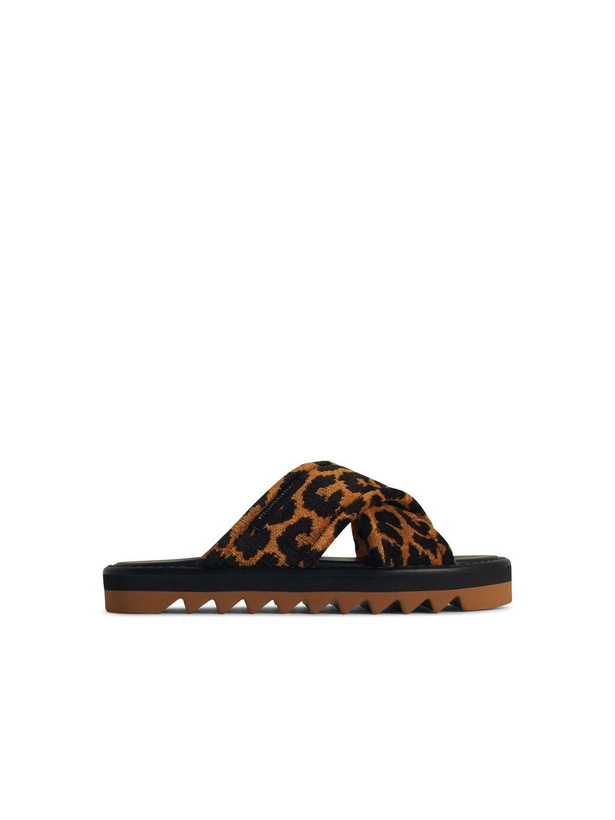 Photo: Stella McCartney leo Multicoloured Leather Blend Slippers