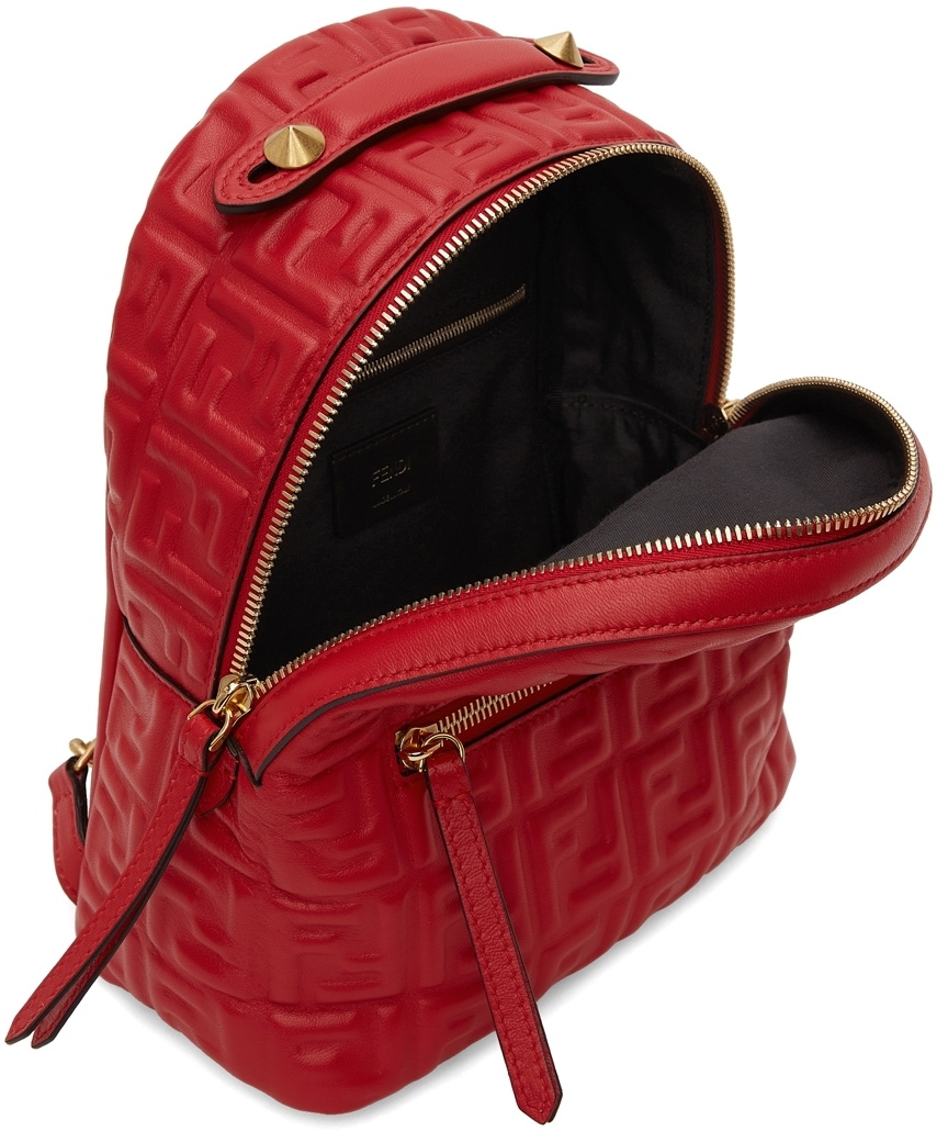 Red on sale fendi backpack