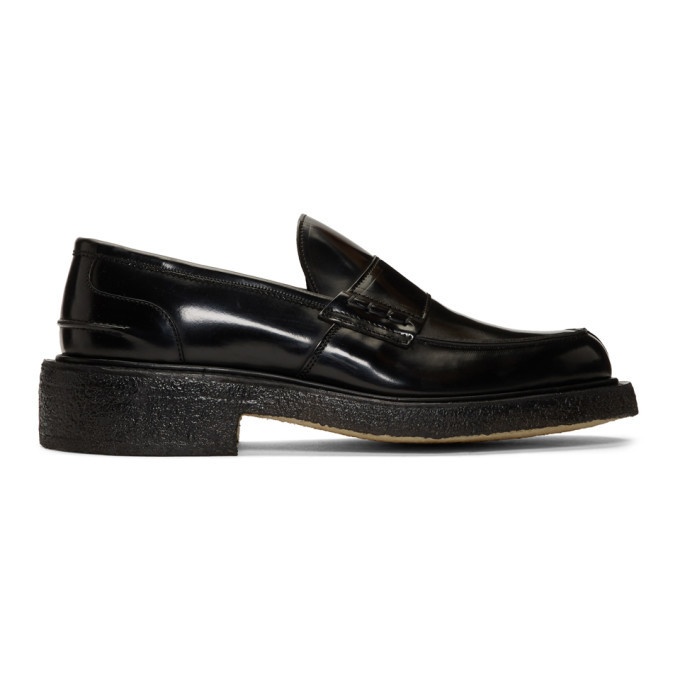 Photo: Mackintosh 0003 Black Trickers Edition Patent Loafers