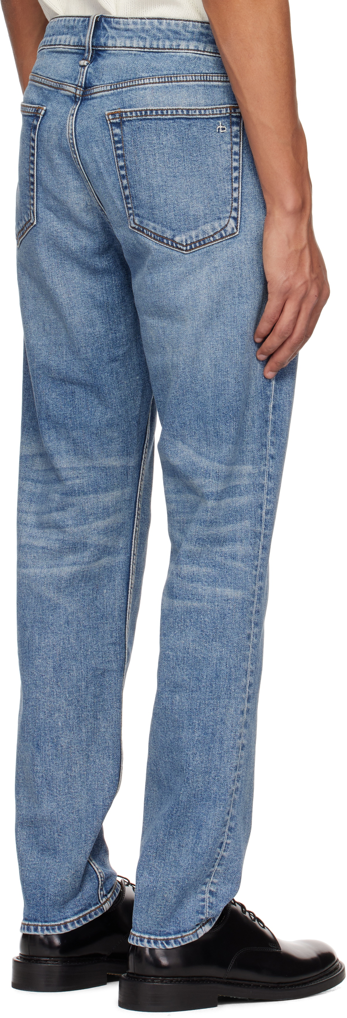 rag & bone Blue Fit 3 Athletic Fit Jeans Rag and Bone