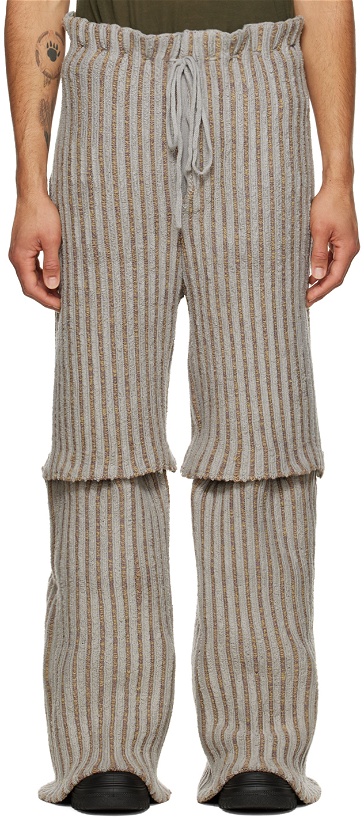 Photo: Isa Boulder SSENSE Exclusive Gray & Brown Survival Trousers