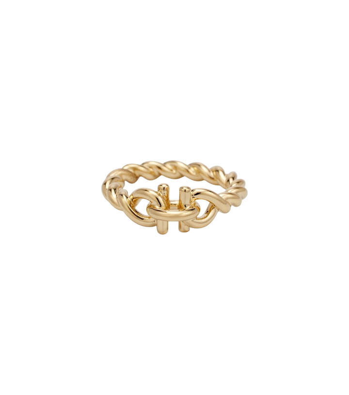 Photo: Ferragamo Gold-plated ring