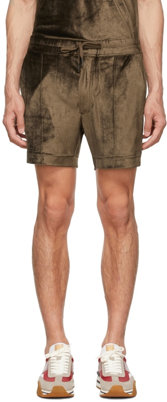 Photo: TOM FORD Brown Modal Shorts