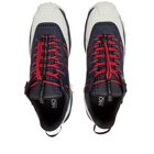 Moncler Men's Trailgrip GTX Low Top Sneakers in Black/White/Red