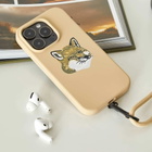 Native Union x Maison Kitsuné Fox Head Sling iPhone 14 Pro C in Beige