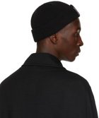 Yohji Yamamoto Black New Era Edition Cuffed Logo Patch Beanie