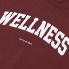 Sporty & Rich Men's Wellness Ivy Crew Sweat in Merlot/White