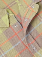God's True Cashmere - Earth Checked Cashmere Shirt - Green