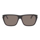 Saint Laurent Black SL 431 Slim Square Sunglasses