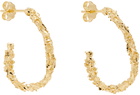 Veneda Carter Gold VC003 Medium Open Hoop Earrings