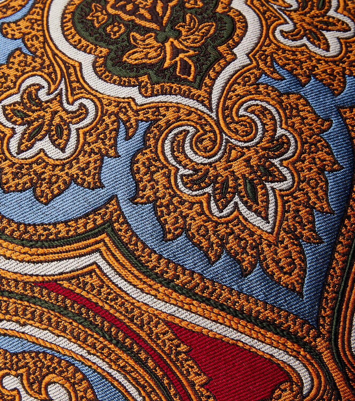 Etro Kash fringed paisley jacquard cushion