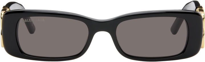 Photo: Balenciaga Black Dynasty Rectangle Sunglasses