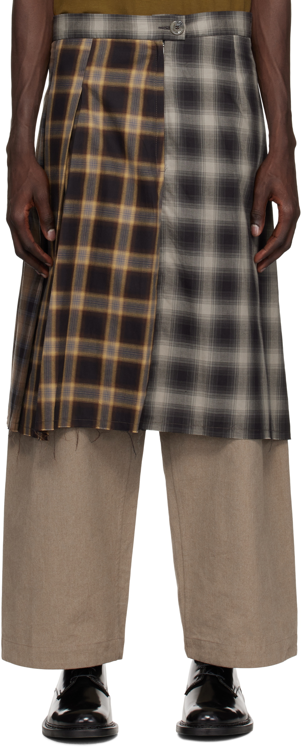 Song for the Mute Black Pleated Shorts