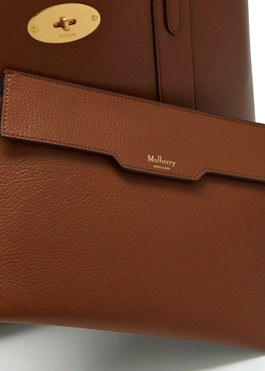 Mulberry Bayswater Grained Leather Small Tote bag - Brown - One Size
