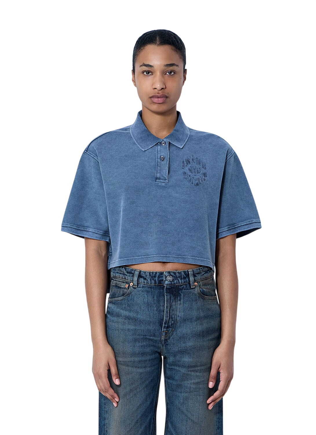 Alexander Wang Black Logo Flag T-Shirt Alexander Wang