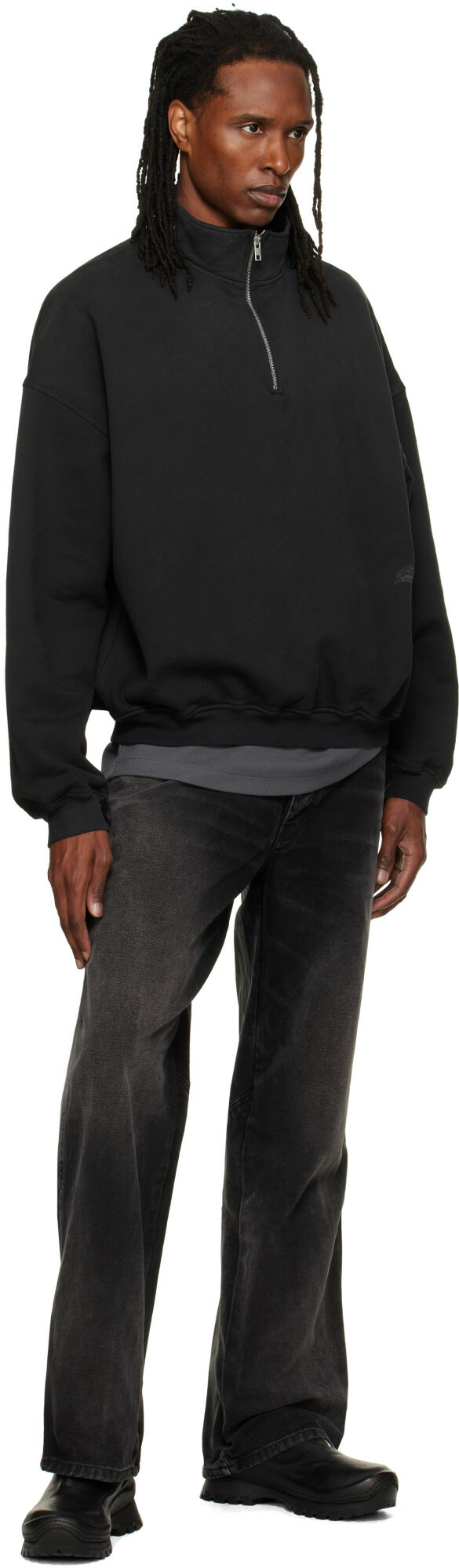 ALEXANDER DIGENOVA Black Underground Cargo Pants