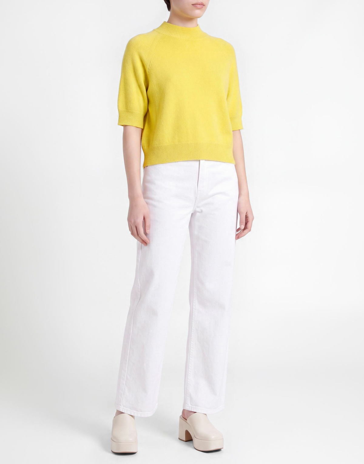 Manila Grace Womens Sweater in Yellow
