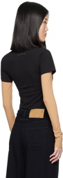 MM6 Maison Margiela Black & Beige Layered Long Sleeve T-Shirt