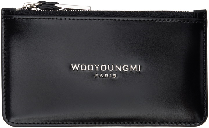 Photo: WOOYOUNGMI Black Leather Card Wallet