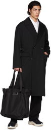 Juun.J Black Maxi Coat