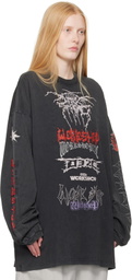 032c Gray Telepresence Oversized T-shirt